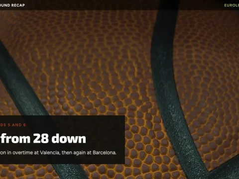 EuroLeague Rounds 5 and 6: Olympiacos back from 28 down