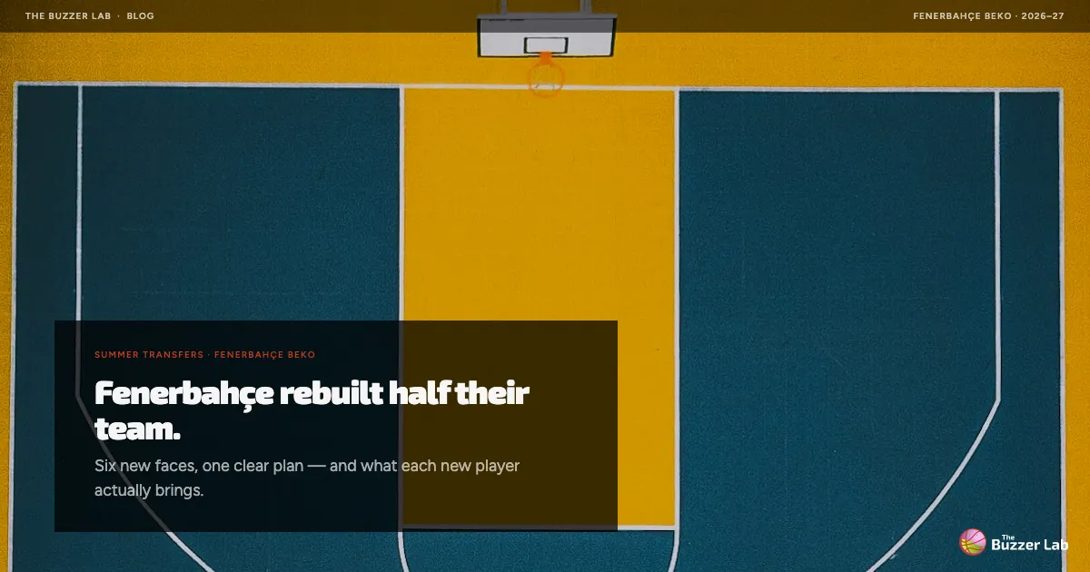 Fenerbah&ccedil;e rebuilt half their team this summer. Here's what each new player brings.