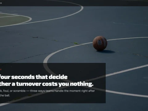 Transition defense: the four seconds that decide whether a turnover costs you nothing or costs you two points.